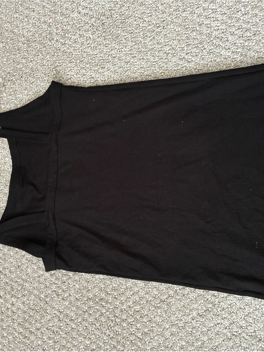 Target Black Ribbed Tank Top - Picture 2 of 2